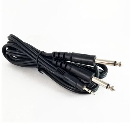 Cable audio 3.5 st a dos 6.5mono