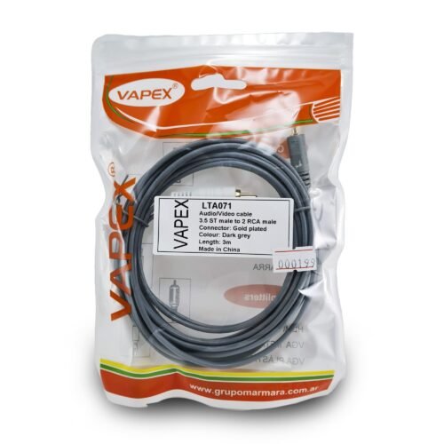 CABLE 3.5ST A 2 RCA 3M VAPEX LTA071
