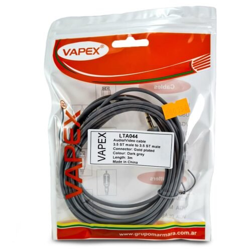 Cable 3.5st a 3.5st 3m vapex