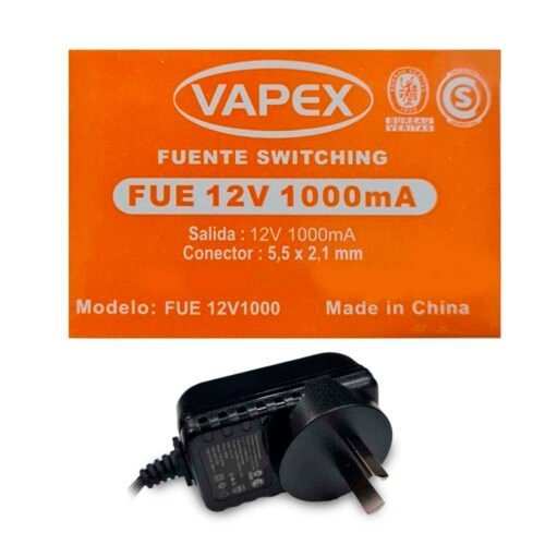 FUENTE 12V 1000ma Conector 5,5x2,1