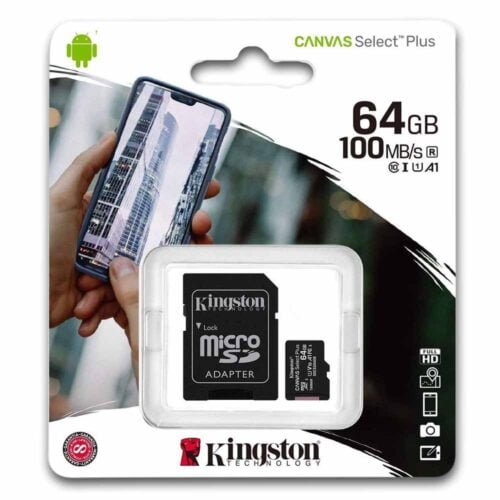 MEMORIA KINGSTON MICRO SD 64GB CLASE 10