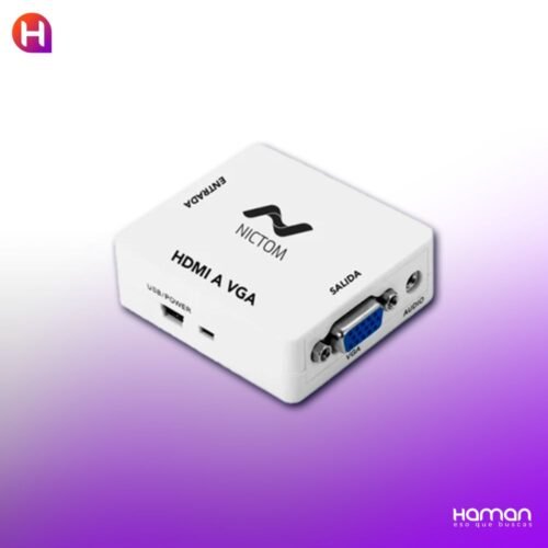 ADAPTADOR / CONVERSOR HDMI A VGA