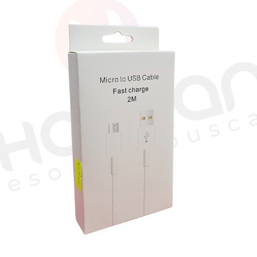 CABLE USB M. A MICRO USB V8 2MT