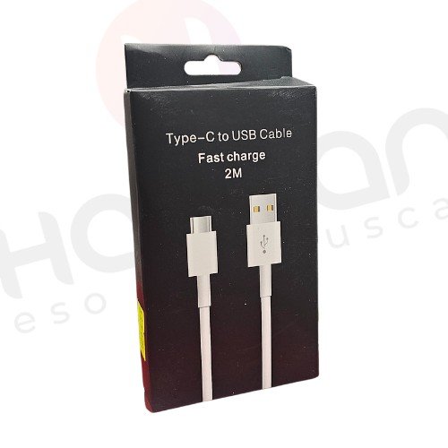 CABLE USB M. A TIPO C 2MT
