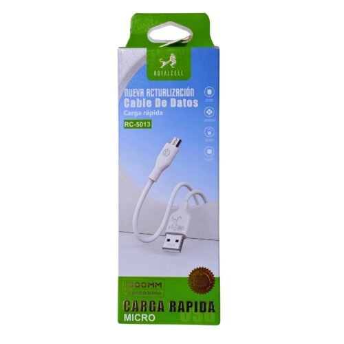 CABLE USB A MICRO USB V8 1MT ROYALCELL 5013