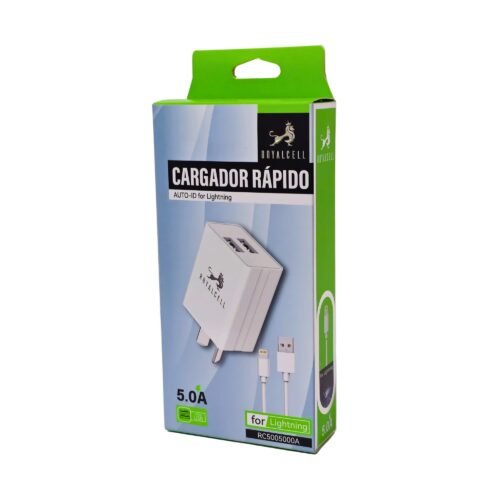 CARGADOR 220V 5A LIGHTING IPHON ROYALCELL