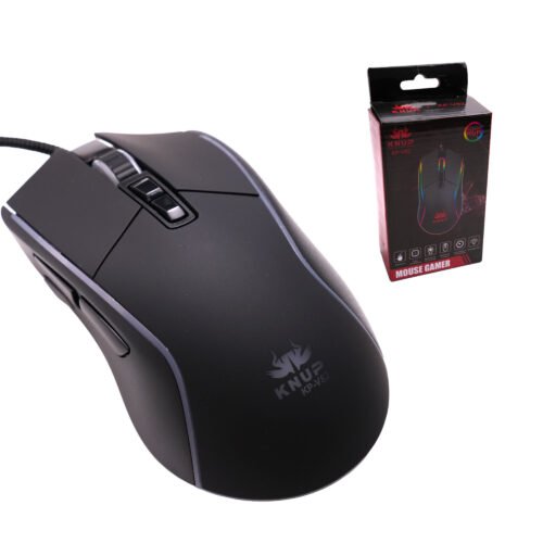 MOUSE GAMER 6400 DPI 8 BOTONES KNUP KP-V82