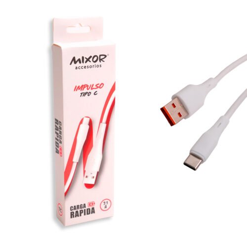 CABLE USB A Tipo C 1MT 7.1A MIXOR IMPULSO