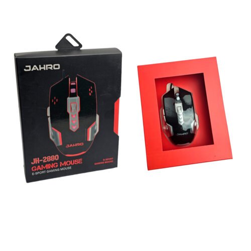 MOUSE GAMER RGB 1200-3600 DPI 6 BOTONES JAHRO