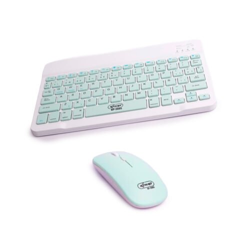 KIT TECLADO Y MOUSE INALAMBRICO PEQUEÑO BT KNUP KP-2085