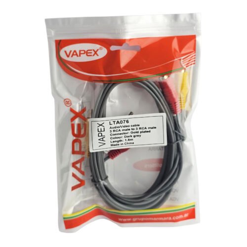 CABLE A.V. 1.8MTS, 3RCAPLUG A 3RCAPLUG LTA076