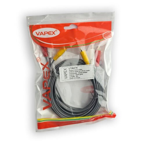 CABLE A.V. 5MTS, 3RCAPLUG A 3RCAPLUG LTA078