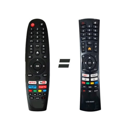 Control Remoto para Kanji y Crown Mustang Smart TV – Código 1504