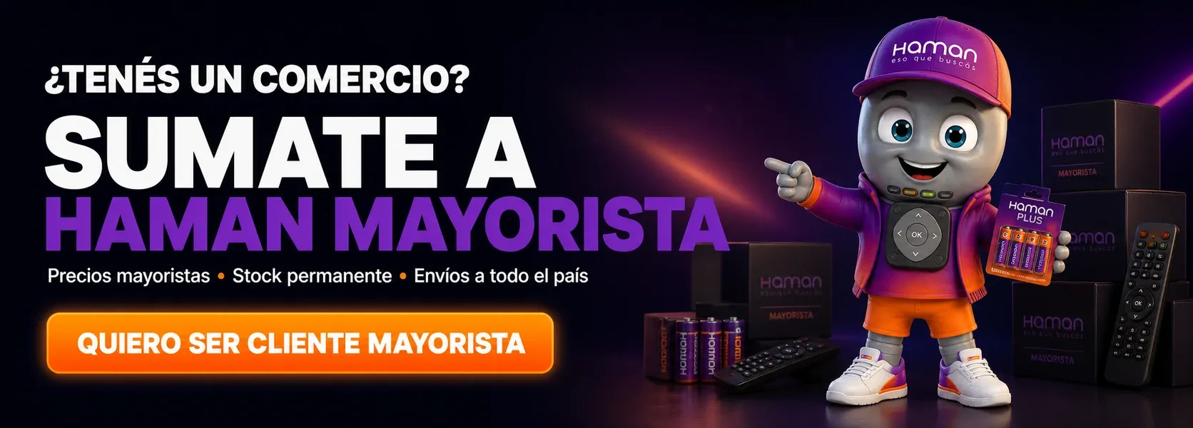 Haman Mayorista: precios mayoristas, stock permanente y envíos a todo el país