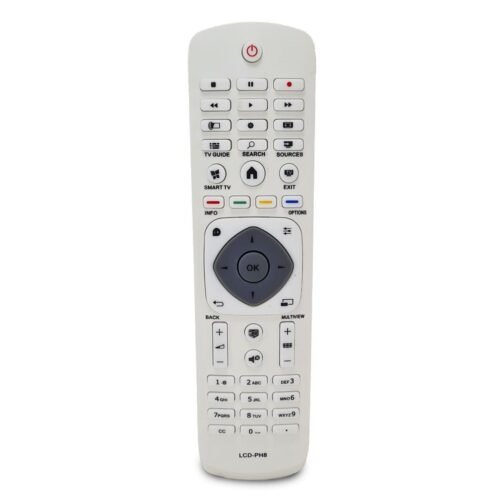 Control Remoto Blanco para TV Philips LCD LED – Código 689