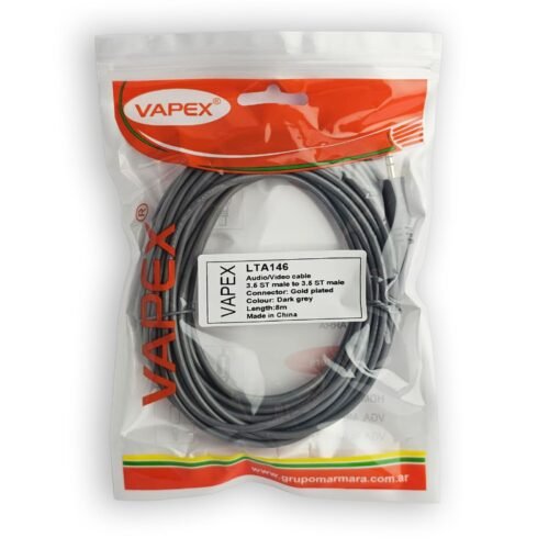 Cable Plug 3.5 A Plug 3.5 8M Vapex Lta146