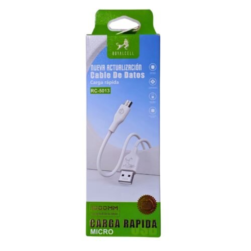Cable USB A Micro USB V8 1Mt Royalcell 5013