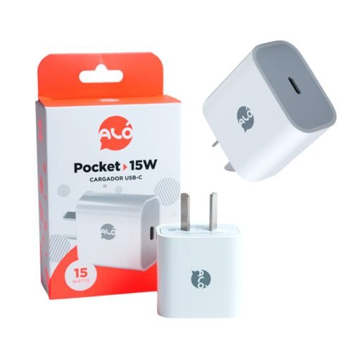 Cargador 220V Tipo C 15W Alo Pocket