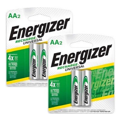 Pila Aa Recargable Ni-Mh 2000Ma Energizer