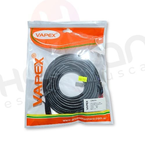 Cable Red/Utp Armado Rj45 A Rj45. 10Mts Cat 6 Vapex