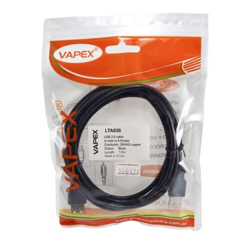 Cable USB H A USB H Prolongacion Vapex