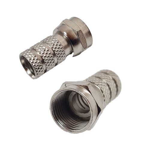 Conector F Rg6 C/Rosca Conex. Rápida