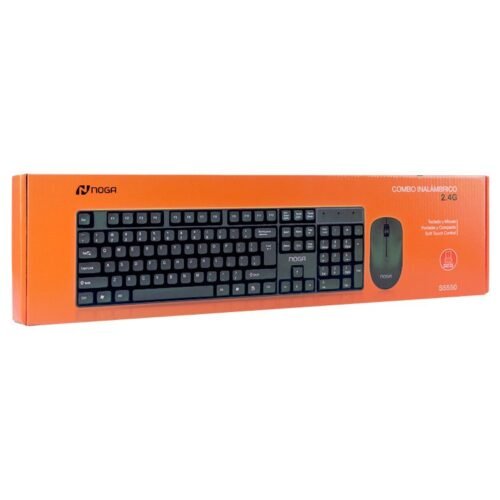 Kit Teclado Y Mouse Inalambrico Slim Noganet